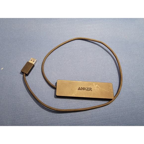 Anker 4-Port USB 3.0 Hub, Ultra-Slim Data USB Hub with 2 Ft Extended Cable A7516 - Picture 1 of 4